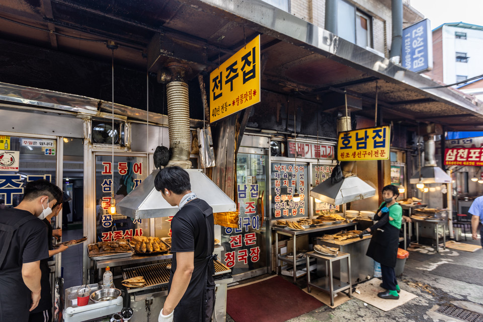 동대문 생선구일 골목 전경. 사진=서울관광재단