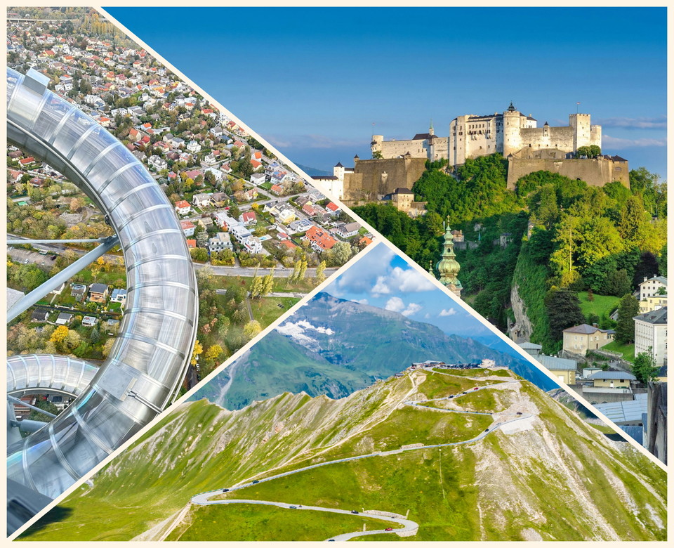 오스트리아 대표 전망 명소 3선. 사진=오스트리아관광청