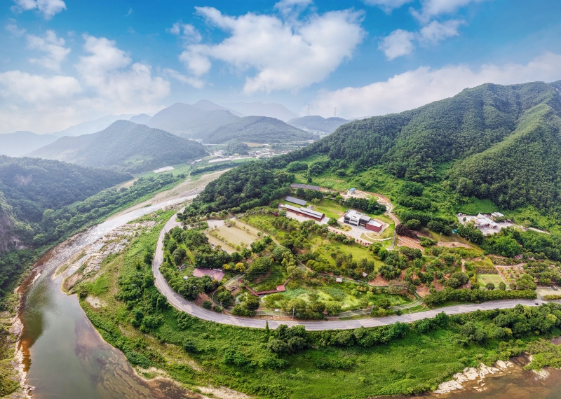 정선 동강 마라톤 대회 코스 전경. 사진=HDC리조트