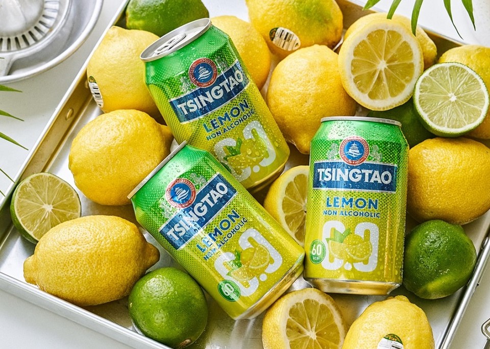 칭따오 논알콜릭 레몬. 사진=비어케이