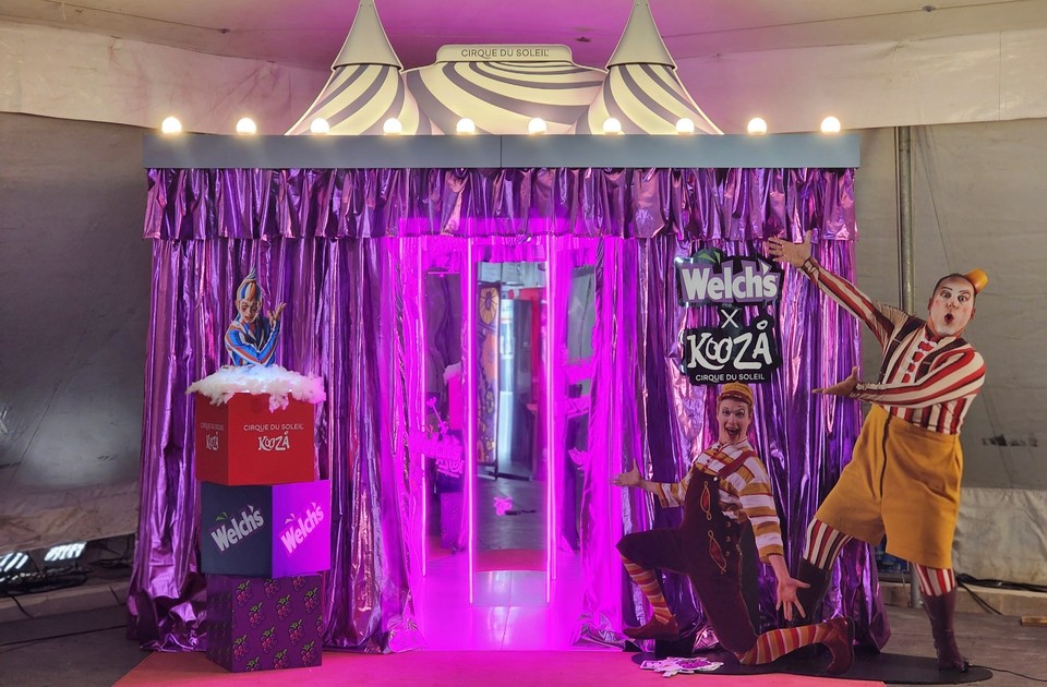 부산 공연장 웰치스 포토존 이미지. 사진=농심