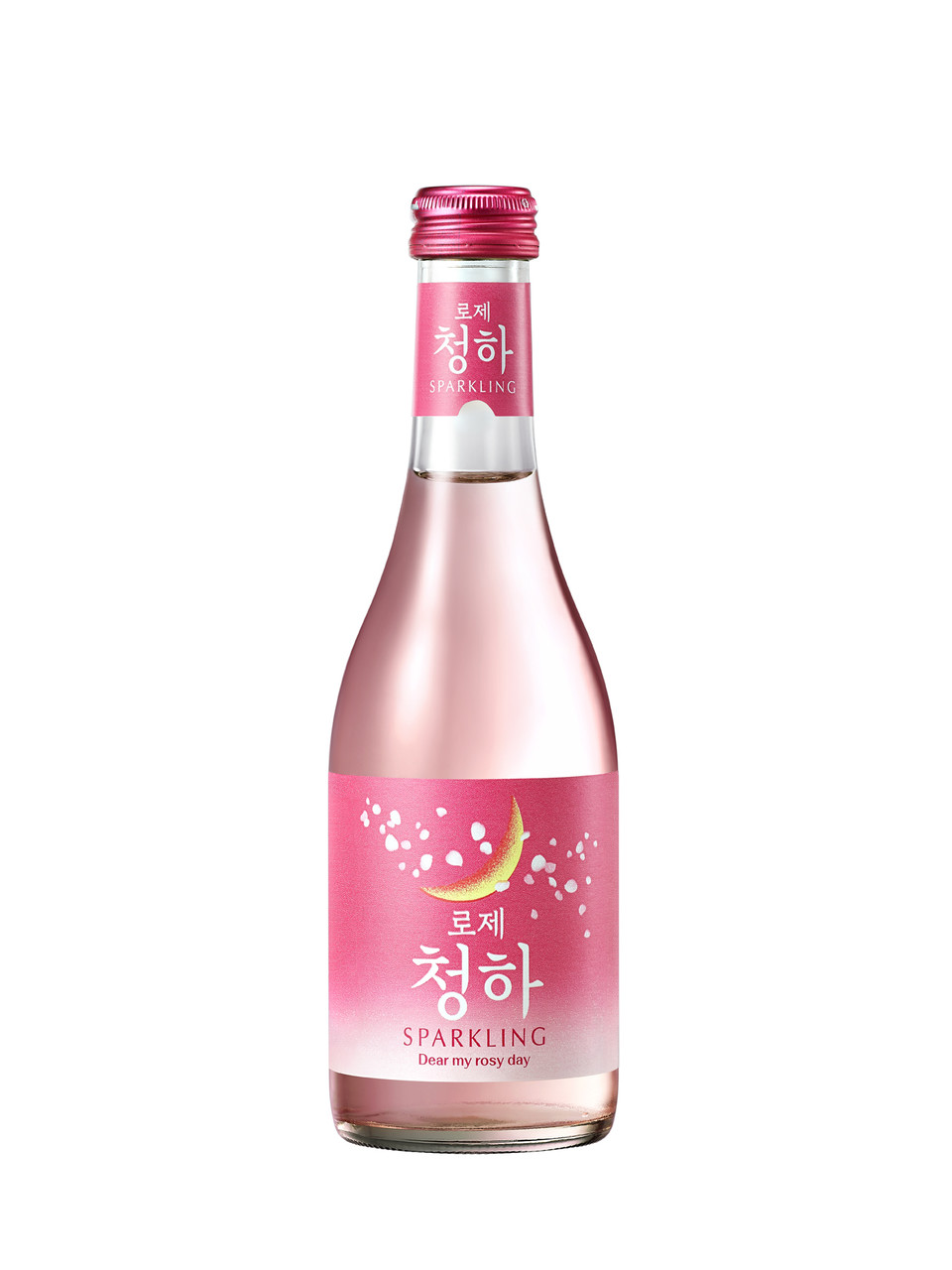 리뉴얼된 '로제 청하 스파클링'. 사진=롯데칠성음료