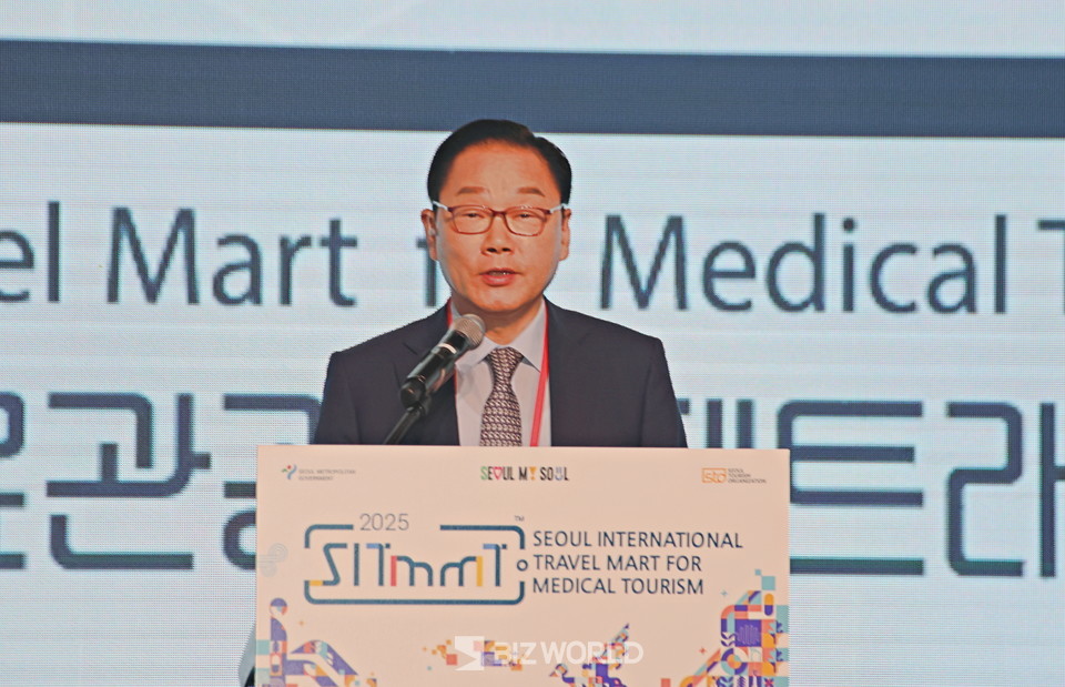 길기연 서울관광재단 대표이사가 환영사를 하고 있다. 사진=손진석 기자