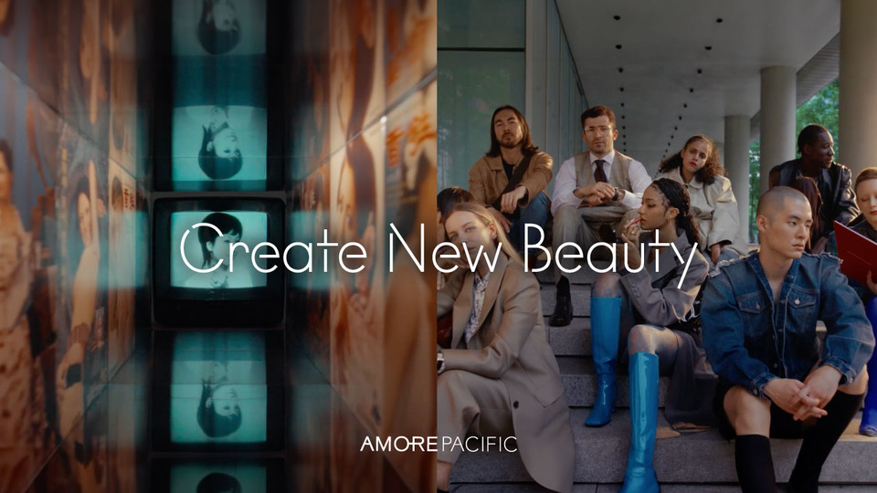 지난 9월 1일 서울 신세계 명동 본점 외벽 초대형 미디어 파사드인 '신세계 스퀘어'에서 상영한 모습. 사진=아모레퍼시픽