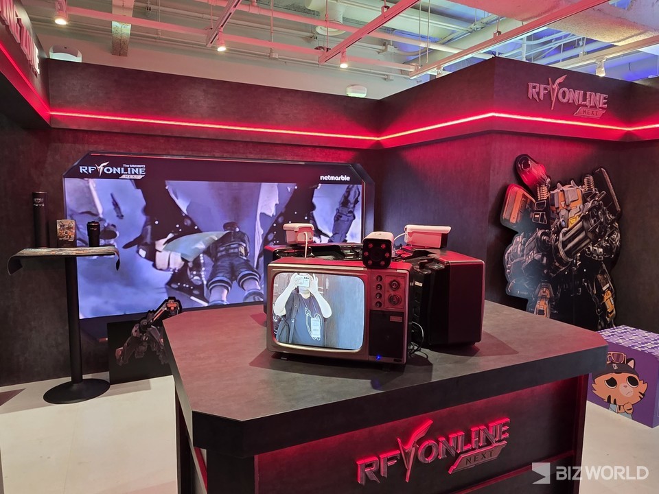 넷마블 RF 온라인 넥스트 부스 전경. 사진=이효정 기자