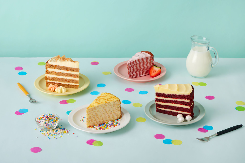 빌리엔젤의 조각 케이크 4종 인기세트. 사진=그레닉스