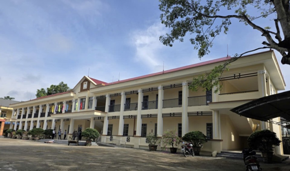 베트남 태풍피해 지역 뚜꽌 초등학교 전경. 사진=KT&G복지재단