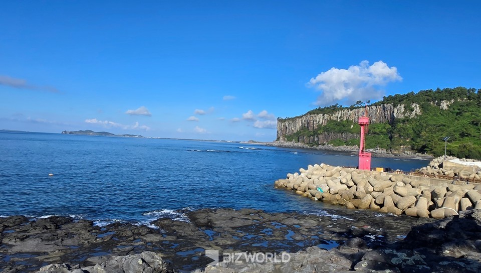 박수기정 풍경. 제주=손진석 기자