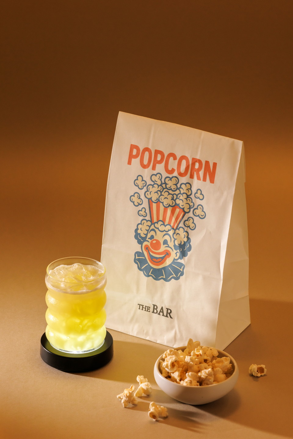 더바 K-칵테일 4종 중 팝콘. 사진=그랜드 머큐어 임피리얼 팰리스 서울 강남