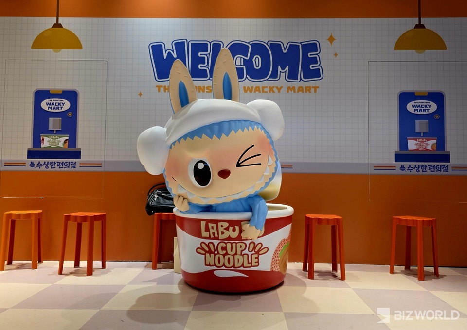 팝업스토어 포토존. 사진=이료정 기자