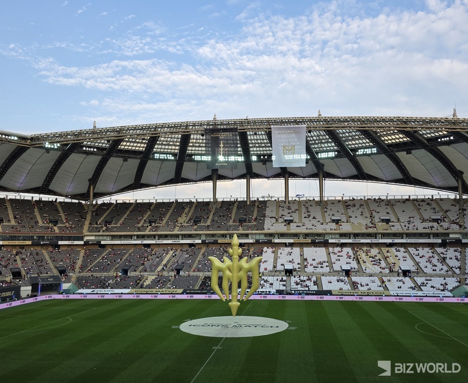 지난 14일 아이콘매치가 열린 서울 월드컵경기장 내부 전경. 사진=이효정 기자