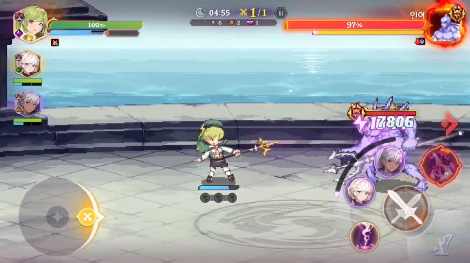 '가디스오더' 인게임 이미지. 사진=카카오게임즈