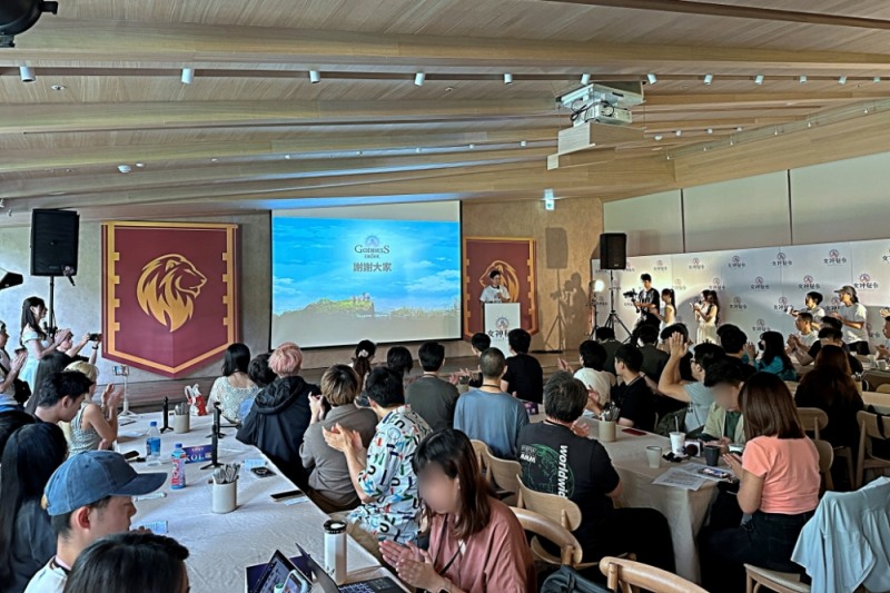 대만에서 진행된 가디스오더 사전 시연회 현장 전경. 사진=카카오게임즈