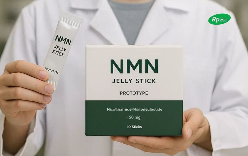 알피바이오가 국내 최초로 ‘NMN젤리스틱’ 제형 프로토타입(시제품)을 개발했다. 사진=알피바이오