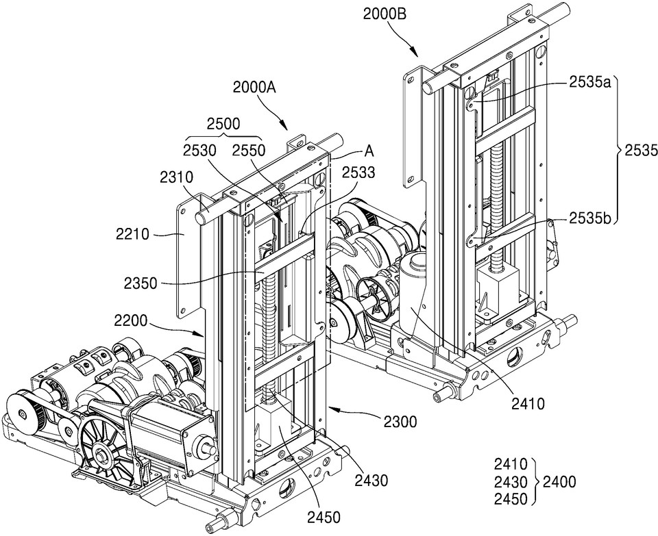 바디프랜드가 2024년 2월 14일 출원(출원번호 제10-20240020954호)해 지난 5월 12일 등록등록(등록번호 제10-2808318호)을 받은 ‘다리 마사지부의 위치 변화를 인식할 수 있는 마사지 장치'의 대표 도면. 그림=키프리스