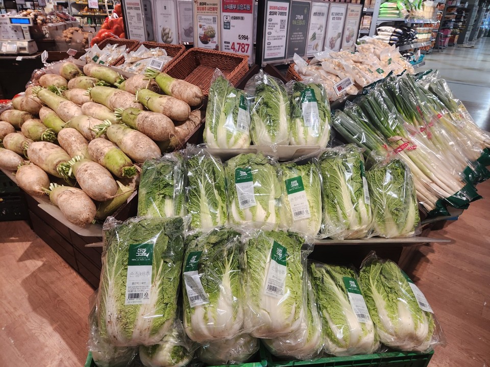 채소 매대. 사진=이마트