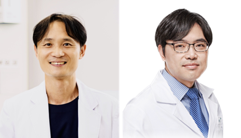 김동진 부천세종병원 심장혈관흉부외과 부장(왼쪽), 김용한 서울성모병원 심장혈관흉부외과 교수. 사진=에드워즈라이프사이언시스코리아