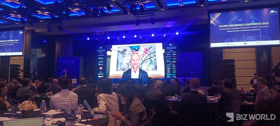 토니 청 RGA(Reinsurance Group of America) 회장이 축사를 하고 있다. 사진=박제성 기자