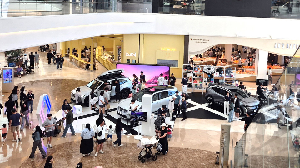 스타필드 하남에서 진행된 르노 팝업 스테이지 행사 모습. 사진=르노코리아