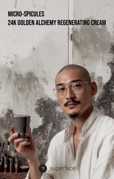 프리미엄 스킨케어 브랜드 ‘슈퍼페이스(SUPERFACE)’가 예술적 감성과 과학적 기술을 결합한 혁신적인 안티에이징 솔루션, ‘볼류펩티놀(VOLUPEPTINOL)’ 라인을 선보였다고 밝혔다. 사진=슈퍼페이스