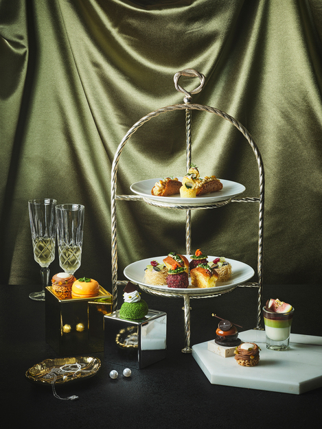 JW 메리어트 호텔 서울의 ‘프래그런스 오브 어텀’ 애프터눈 티 세트. 사진=JW 메리어트 호텔 서울