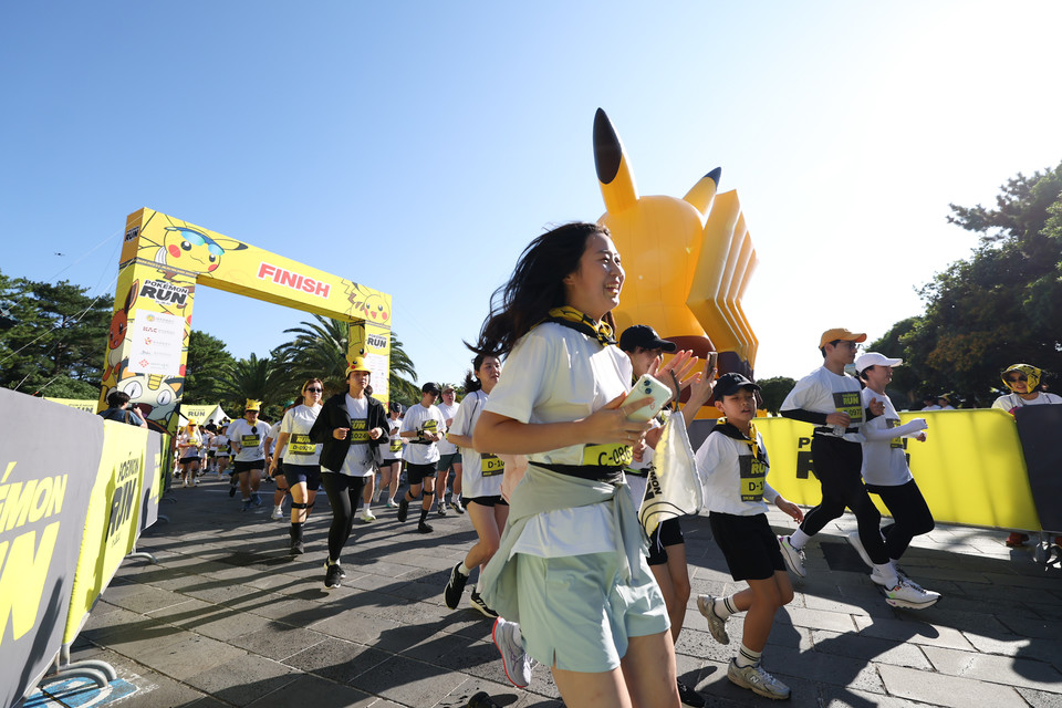 포켓몬 런에 참가한 참가자들. 사진=한국관광공사