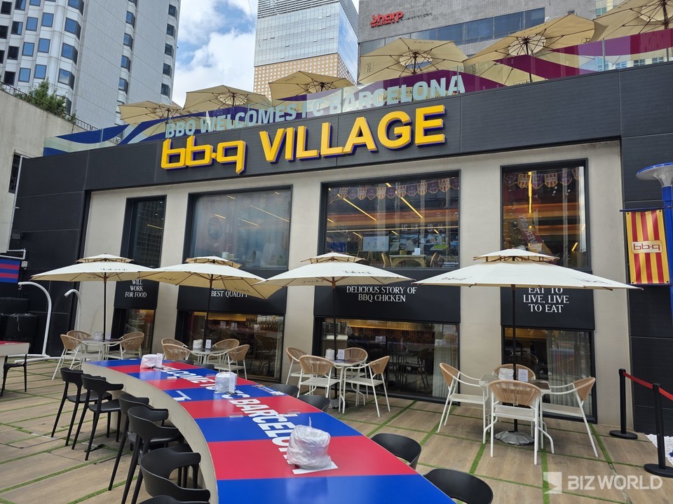 지난 22일 BBQ 청계광장점에서 '뿜치킹 미디어 시식회'가 진행됐다. 사진=이효정 기자