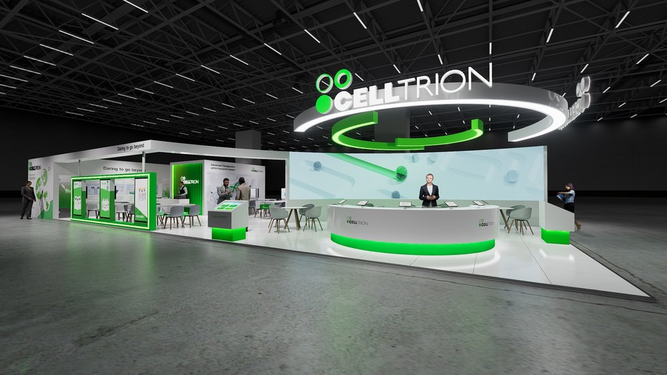 셀트리온 CPHI 부스. 사진=셀트리온