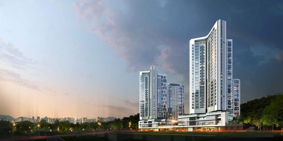 GS건설이 ‘도룡자이 라피크’의 견본주택을 지난 10월 31일 열고 본격적인 분양에 돌입했다고 1일 밝혔다. 도룡자이 라피크 투시도. 사진=GS건설