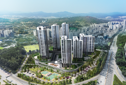 청주 홍골 사전모집형 민간임대사업 예상 조감도. 사진=㈜BS한양