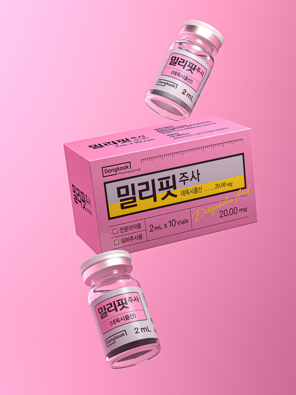 동국제약(대표 송준호)은 지난 6일 턱밑 지방 개선 주사제 ‘밀리핏’ 출시를 기념해 몬드리안 서울 이태원에서 심포지엄을 개최했다고 밝혔다. 사진=동국제약