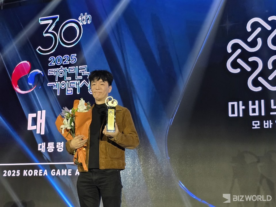 대상을 받은 김동건 데브캣 대표. 사진=이효정 기자