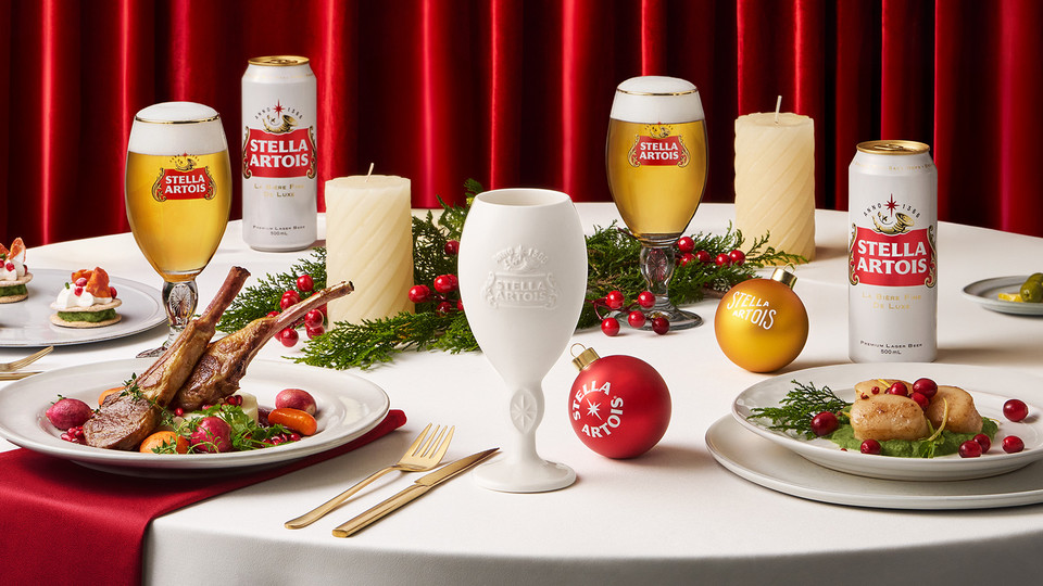 스텔라 아르투아 ‘홀리데이 스노우 챌리스 에디션’. 사진=스텔라 아르투아