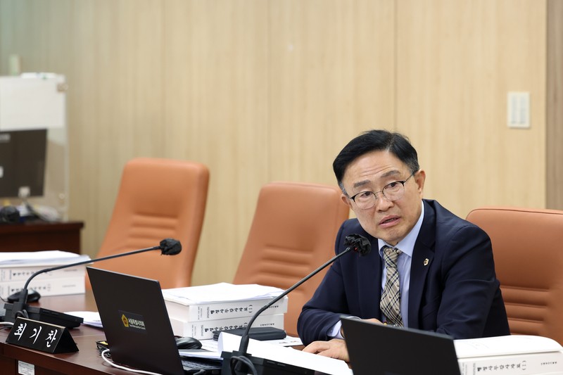 최기찬 서울시의원이 질문을 하고 있다. 사진=서울시의회