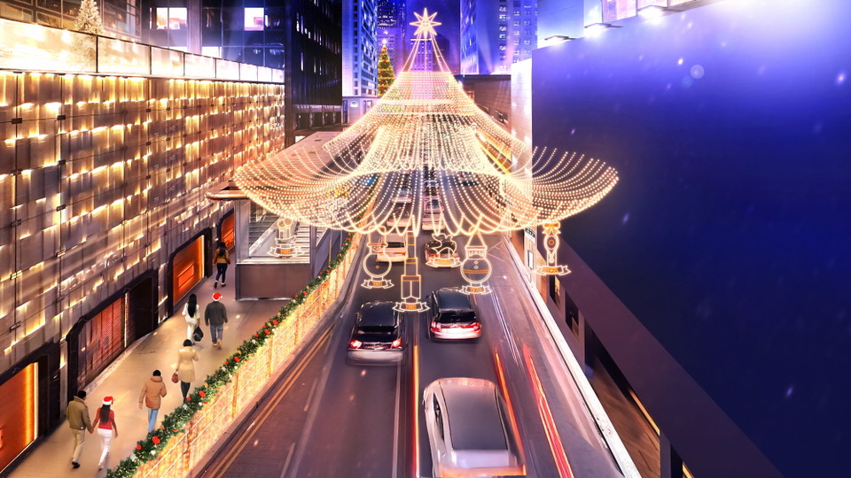 윈터페스트 스타라이트 대로. 사진=홍콩관광청