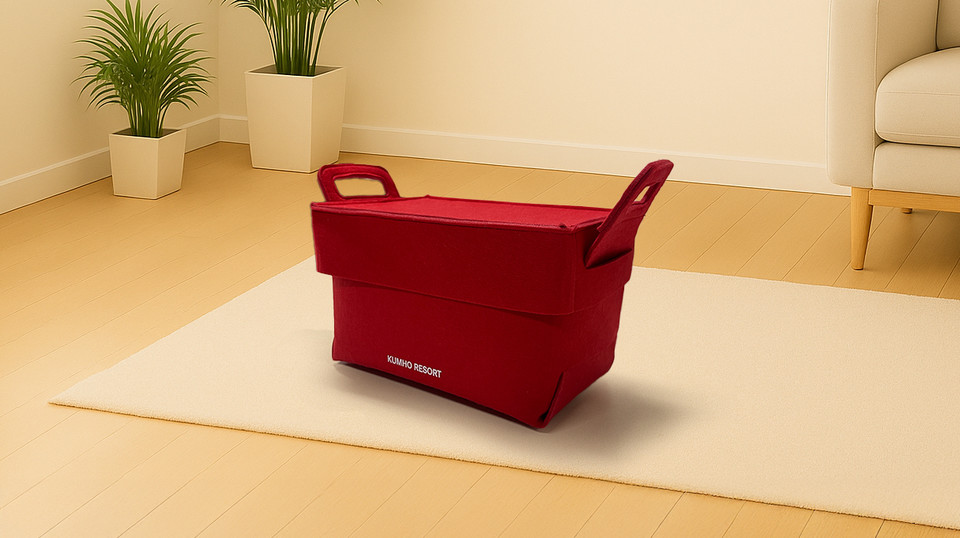 금호리조트 ‘그린펠트 수납박스’. 사진=금호리조트