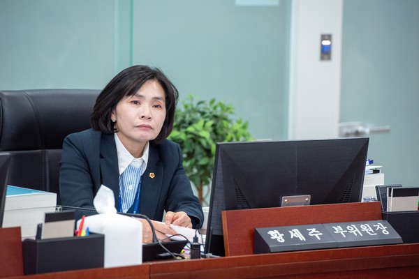 황세주 경기도의원이 ‘2026년 복지국 예산안’을 원점 재검토해야 한다고 주장했다. 사진=경기도의회 